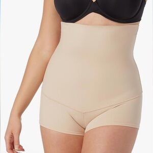 Maidenform Women's Shapewear Underwear High-Waisted Body Shaper Shorts